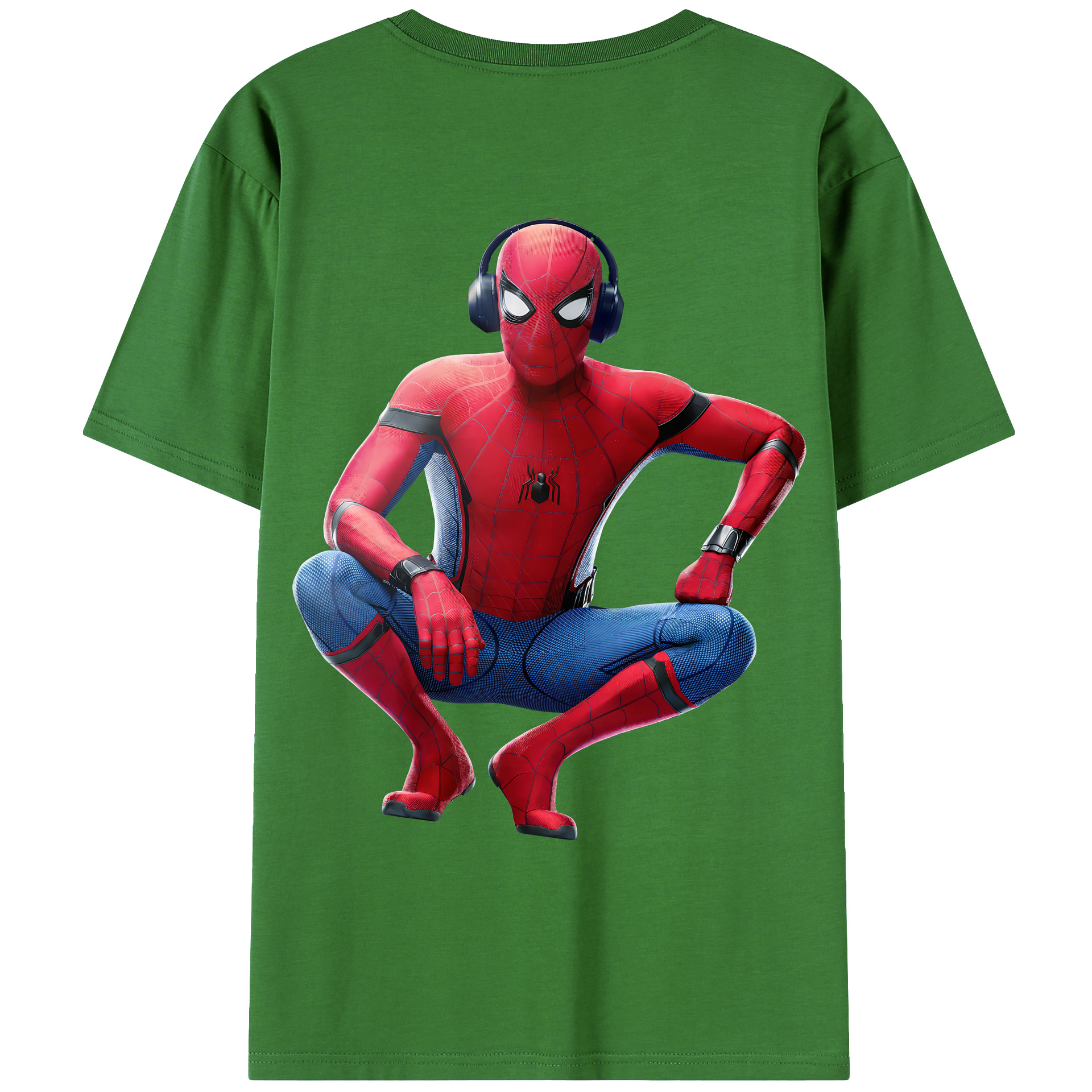（画像用） Spider Man スパイダーマン レディース半袖Tシャツ(バックプリント)